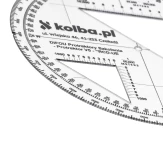 Protraktor kątomierz mapowy V5