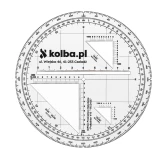 Protraktor kątomierz mapowy V10