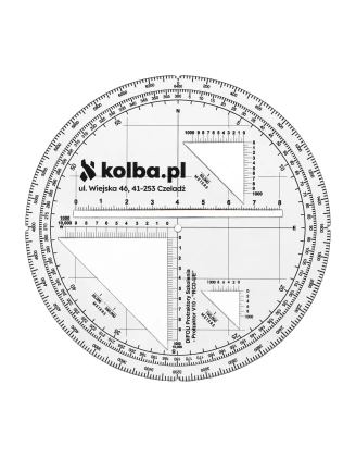 Protraktor kątomierz mapowy V10
