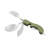 Outrest Pocket Meal 4w1 Oliwkowy – Składany Niezbędnik Turystyczny