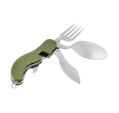 Outrest Pocket Meal 4w1 Oliwkowy – Składany Niezbędnik Turystyczny