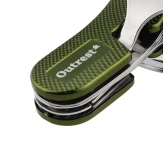 Outrest Pocket Meal 4w1 Oliwkowy – Składany Niezbędnik Turystyczny