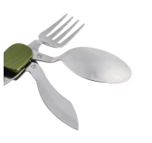 Outrest Pocket Meal 4w1 Oliwkowy – Składany Niezbędnik Turystyczny