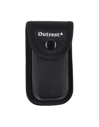 Outrest Pocket Meal 4w1 Oliwkowy - Składany Niezbędnik Turystyczny z Nożem i Sztućcami