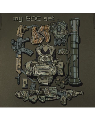 M-Tac My EDC T-shirt Ranger Green - Komfort i Trwałość | imag24.pl