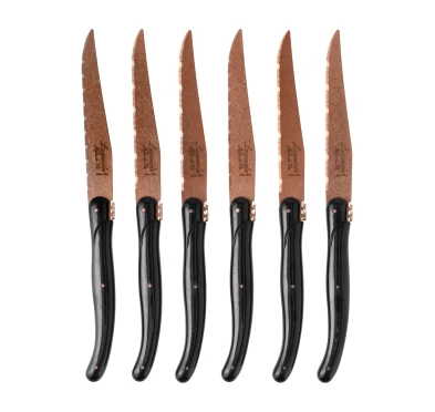 Laguiole Prestige Line Copper Stonewash – 6 Noży do Steków | imag24.pl