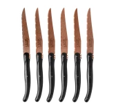 Zestaw 6 Noży do Steków Laguiole Prestige Line Copper Stonewash Zestaw 6 Noży do Steków Laguiole Prestige Line Copper Stonewash
