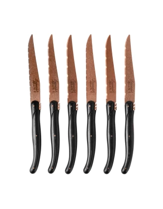 Laguiole Prestige Line Copper Stonewash – 6 Noży do Steków | imag24.pl