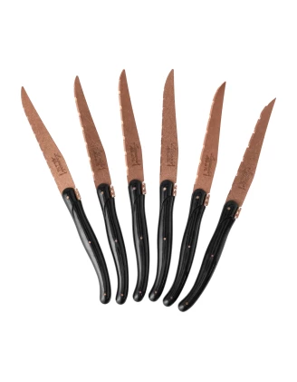 Laguiole Prestige Line Copper Stonewash – 6 Noży do Steków | imag24.pl