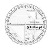 Protraktor Kątomierz Mapowy DIFOU V3 Protraktor Kątomierz Mapowy DIFOU V3