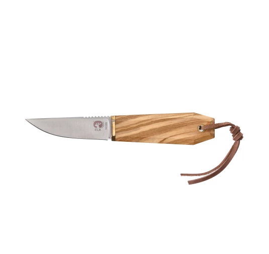 Nóż o stałej klindze Antonini Elk Leather Sheath 19 oliwkowy