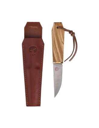 Nóż o stałej klindze Antonini Elk Leather Sheath 19 oliwkowy
