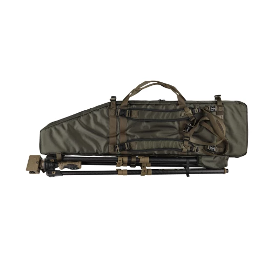 Pokrowiec na broń Forsport Silent Hunter OLIV 123 cm z mocowaniem na pastorał