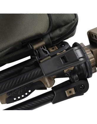Pokrowiec na broń Forsport Silent Hunter OLIV 123 cm – Futerał z mocowaniem na pastorał | imag24.pl