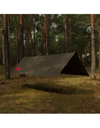 Tarp TigerWood RedLine 3x2 oliwkowy | Płachta biwakowa 10000mm
