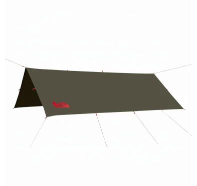Tarp TigerWood RedLine 3x4 Oliwkowy | Płachta Biwakowa Całoroczna 10000mm