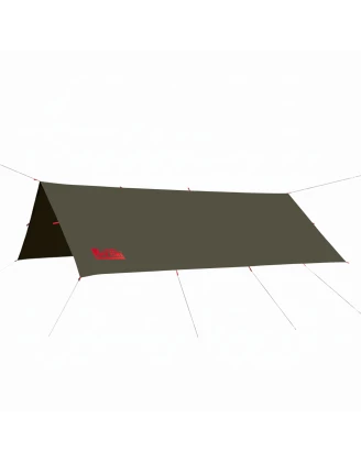 Tarp TigerWood RedLine 3x4 Oliwkowy | Płachta Biwakowa Całoroczna 10000mm