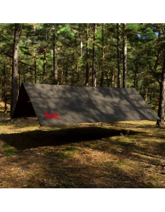 Tarp TigerWood RedLine 3x4 Oliwkowy | Płachta Biwakowa Całoroczna 10000mm
