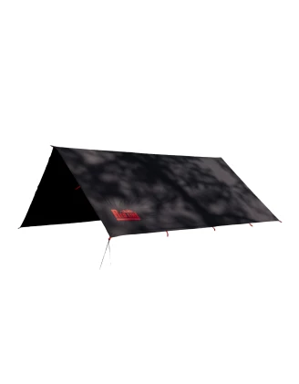 Tarp TigerWood RedLine 3x3 m Czarny - Wodoodporna Płachta Biwakowa | imag24.pl