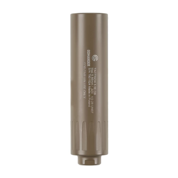 Gomander Tactinox OB 5,56 mm FDE 1/2-28 UNEF - Tłumik Dźwięku Gomander Tactinox OB 5,56 mm FDE 1/2-28 UNEF - Tłumik Dźwięku