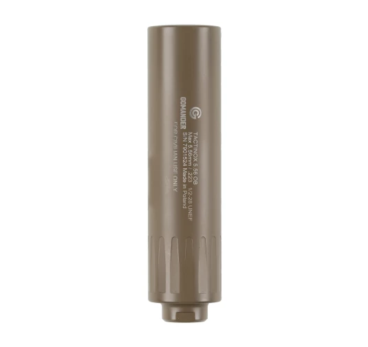 Tłumik Gomander Tactinox OB 5,56 mm FDE - Redukcja Hałasu