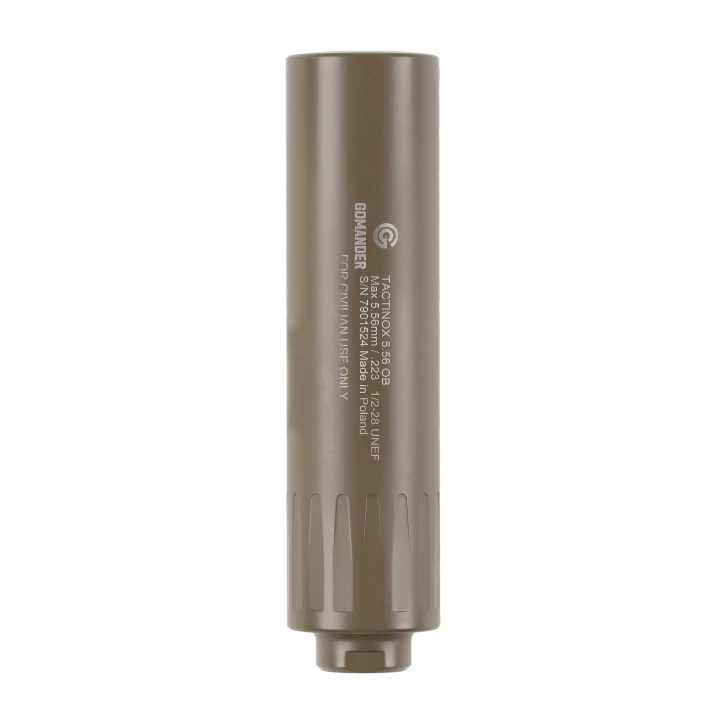 Tłumik Gomander Tactinox OB 5,56 mm FDE - Redukcja Hałasu