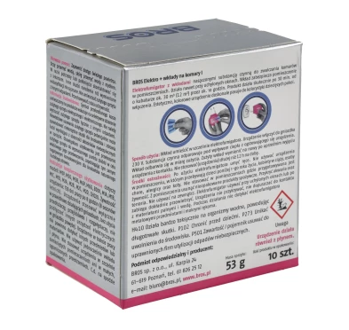 BROS Elektrofumigator na Komary dla Dzieci z 10 Wkładami