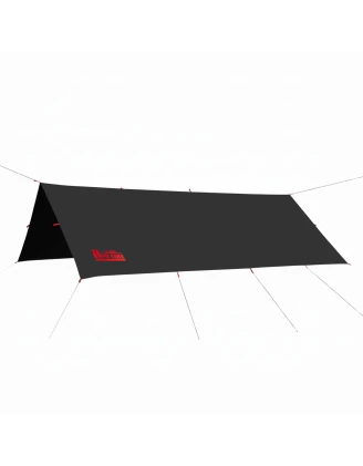 Tarp TigerWood RedLine 3x4m Czarny | Płachta Biwakowa Outdoor Survival 10000mm