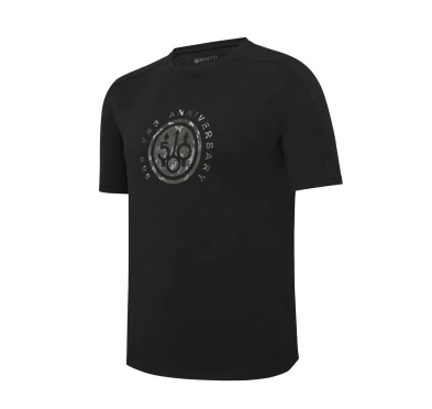 Koszulka męska Beretta 500 Years Anniversary Slim Fit Czarna - imag24.pl