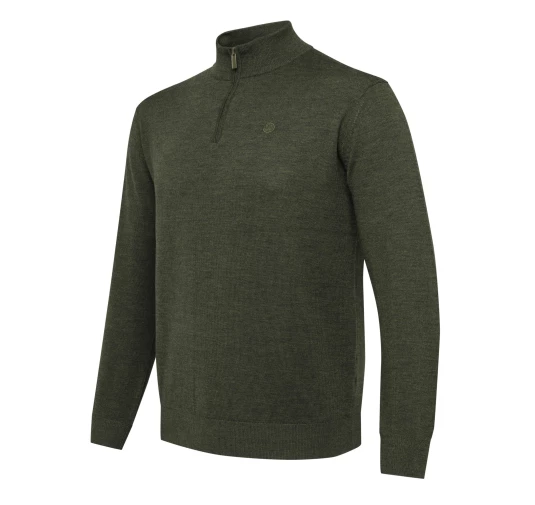 Sweter męski Beretta Merino Half Zip, zielony M