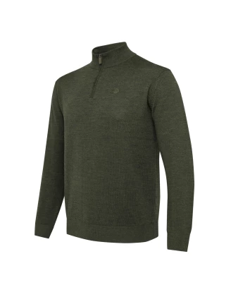 Sweter męski Beretta Merino Half Zip, zielony M