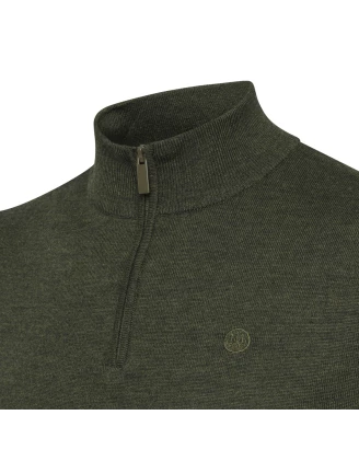Sweter męski Beretta Merino Half Zip, zielony M