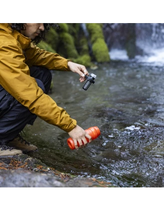 Butelka filtrująca Katadyn BeFree AC 0,7l czerwona - Outdoor, Survival, EDC