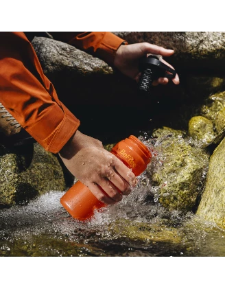 Butelka filtrująca Katadyn BeFree AC 0,7l czerwona - Outdoor, Survival, EDC