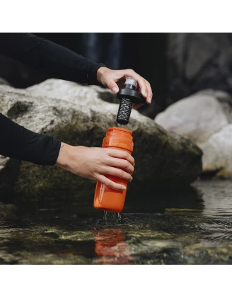 Butelka filtrująca Katadyn BeFree AC 0,7l czerwona - Outdoor, Survival, EDC