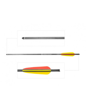 Bełt Poe Lang EK z włókna węglowego 8,8mm 22" 6 szt. - lekki i wytrzymały.