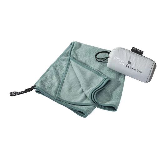 Ręcznik turystyczny Cocoon Eco Travel Towel Lyocell M zielony | imag24.pl