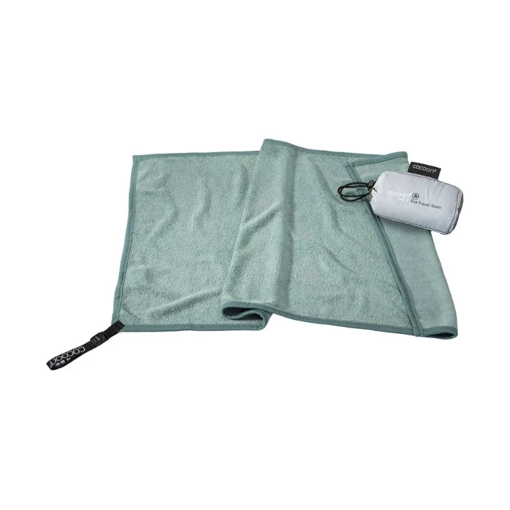 Ręcznik Cocoon Eco Travel Towel - Lyocell, S, ziel