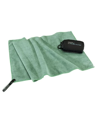 Ręcznik Cocoon Microfiber Towel - Terry, L, zielon