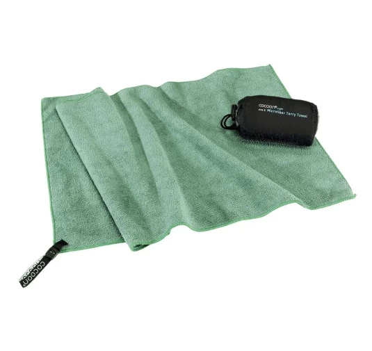 Ręcznik Cocoon Microfiber Towel - Terry, M, zielon
