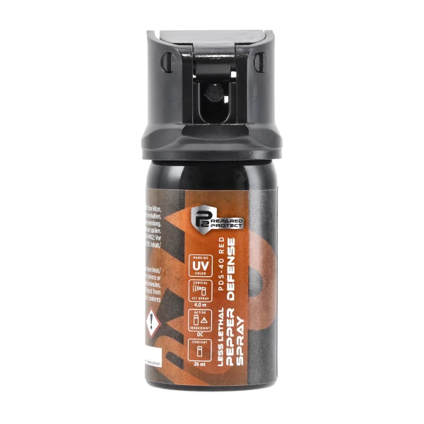 Gaz pieprzowy P2P PDS-40 RED UV stożek 26 ml