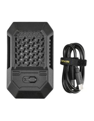 Nitecore EMR15 Czarny - Przenośny Odstraszacz Komarów USB-C IPX5 | imag24.pl