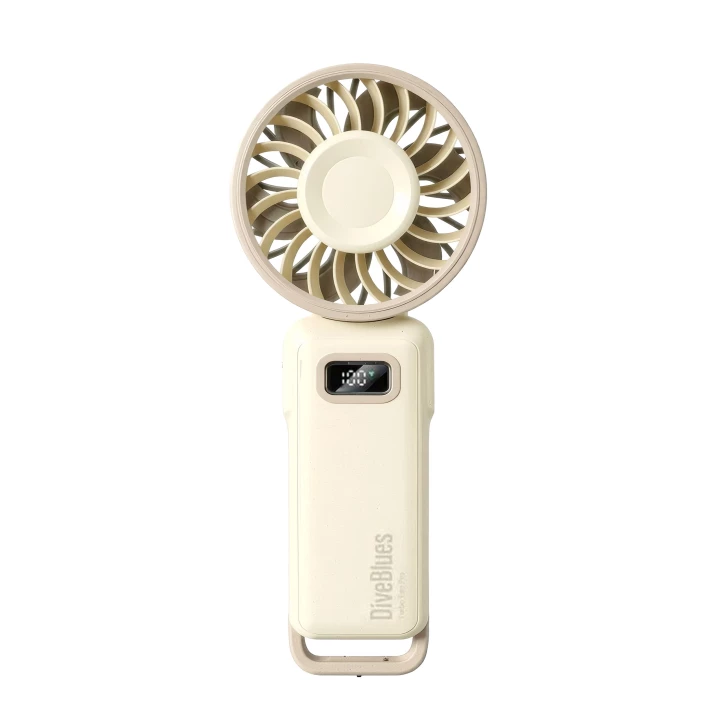 Wentylator Przenośny DiveBlues Fanzy D6036 Beżowy USB-C 3600mAh | imag24.pl