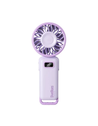 DiveBlues Fanzy D6036 Fioletowy - Składany Wentylator Przenośny 3600 mAh