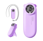 Wentylator przenośny DiveBlues TurboBear D5041 fioletowy – 4000 mAh, USB-C, do 16h pracy
