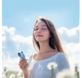 Wentylator przenośny DiveBlues TurboBear D5041 fioletowy – 4000 mAh, USB-C, do 16h pracy