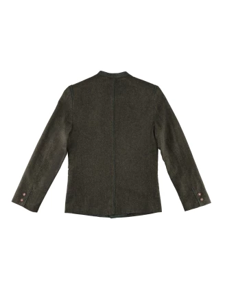 Marynarka Wełniana OS-Trachten Bavarian Jacket Slim Fit Oliwkowa - imag24.pl