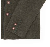 Marynarka Męska Wełniana OS-Trachten Bavarian Jacket Slim Fit – Oliwkowa