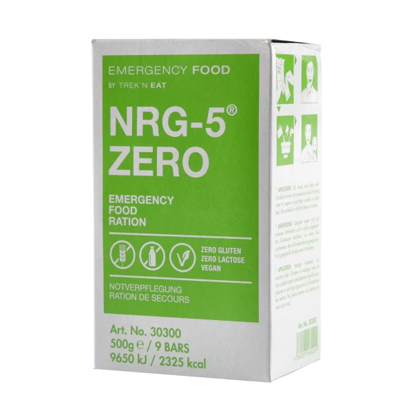 Racja żywnościowa NRG-5 ZERO 500 g 2325 kcal Bez glutenu Racja żywnościowa NRG-5 ZERO 500 g 2325 kcal Bez glutenu