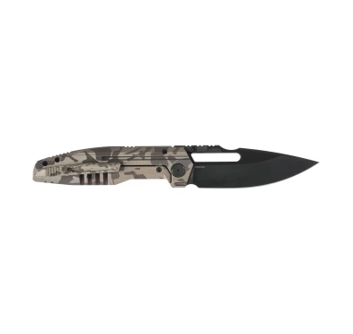 Nóż składany WE Knife Reveille WE23057-3 M390 Tytan Desert Camo